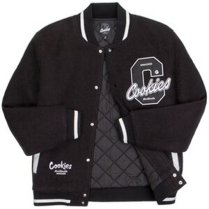 Cookies® SF Cultivators Melton Wool Varsity Letterman Jacket | Large